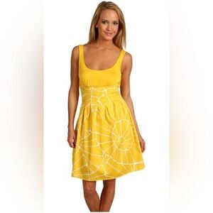 Jessica Simpson Yellow A-Line Sundress